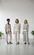 Women’s Striped Knit Co-Ord Set – Relaxed Fit Lounge Wear